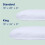 Casper Sleep Original Pillow for Sleeping, Standard, White 3