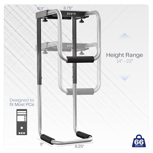 Vivo VIVO Heavy Duty Adjustable Under-Desk PC Mount, Computer CPU Holder, S 2