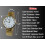 Damars Stor Nummerur Stretchband Klocka Guld 1262G 3
