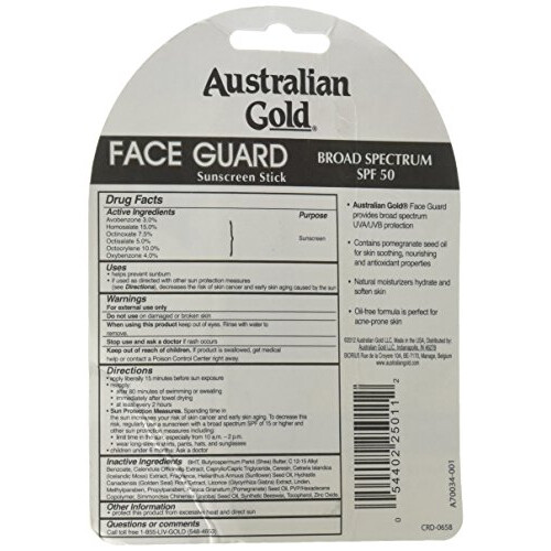 Australian Gold Australian Gold Face Guard Sunscreen Stick SPF 50+ 0.50 oz 1