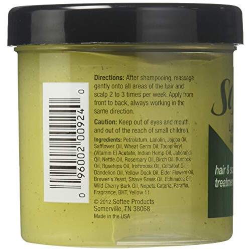 Softee Haar- en hoofdhuidbehandeling Indiase hennep 5 ounce 1