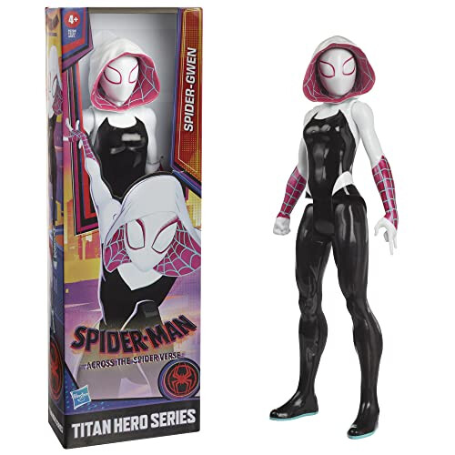 Hasbro Marvel Spider-Man Spider-Gwen Toy, Homem-Aranha em escala de 12 polegadas: em todo o TH 1