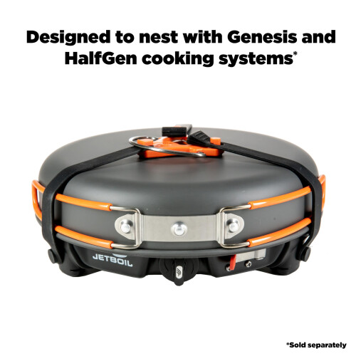 Jetboil Jetboil 10 ιντσών μη κολλώδη μαγειρικά σκεύη κάμπινγκ τηγάνι για Jetboil κάμπινγκ 2