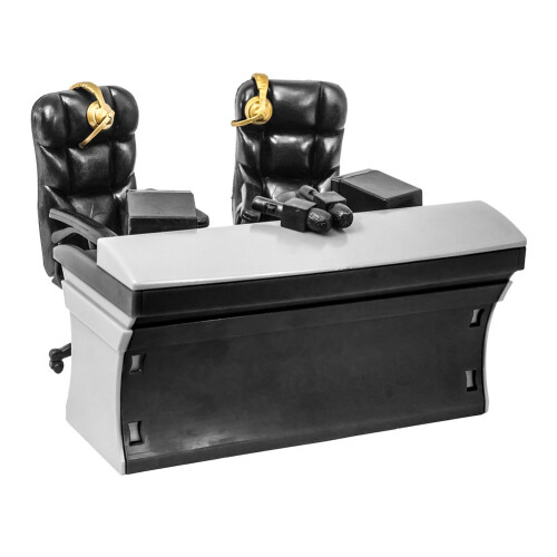 Ultimate Black Commentator Table Playset for Wrestling Action Figures 1