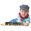 MasterPieces Wood Train Sets - Polar Express 3 Piece Train Set - O 6