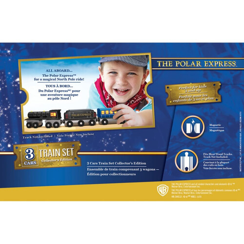 MasterPieces Wood Train Sets - Polar Express 3 Piece Train Set - O 1