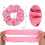 Simnice 60 Couleurs Élastiques Large Scrunchies Satinés pour Cheveux Accessoires 3