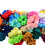 Simnice 60 Couleurs Élastiques Large Scrunchies Satinés pour Cheveux Accessoires 5