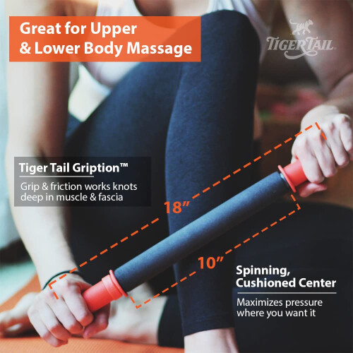 Tiger Tail 45cm Μασάζ Stick Φορητός Ρόλερ, Χειροκίνητος, Foam Roller Βαθιάς Ιστού 1