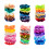Simnice 60 Couleurs Élastiques Large Scrunchies Satinés pour Cheveux Accessoires 2