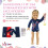 Conjunto de Roupas e Acessórios de Ginástica para Boneca de 18 Polegadas Emily Rose 3