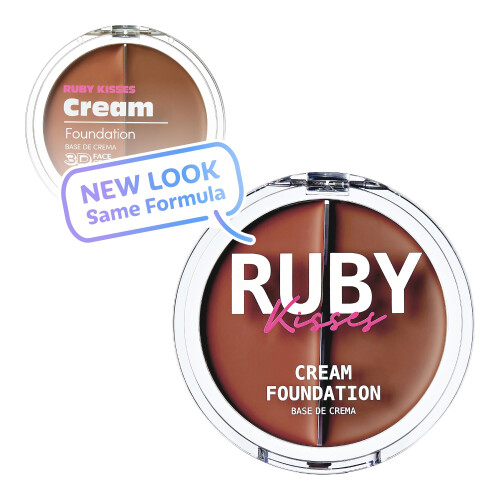 Ruby Kisses 3D Face Creator Cream Foundation & Concealer, 12 Hours Lon 1