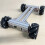 Μηχανισμός Μηχανικών Ροδών 4WD Μεταλλικό Chassis Ρομπότ Remote Control Kit για Arduino 7