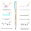 WRITECH Arts Sign Brush Pen Brush Tip Marker Felt Tip Water Based Ink 4