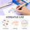 WRITECH Arts Sign Brush Pen Brush Tip Marker Felt Tip Water Based Ink 5