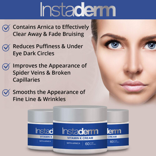 Instaderm Κρέμα Βιταμίνης Κ- Συνταγή Θεραπείας Μώλωπες με Άρνικα 1