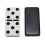 WE Games Two-Toned Black & White Double 6 Dominoes with Spinners - Ide 9