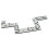 WE Games Two-Toned Black & White Double 6 Dominoes with Spinners - Ide 7