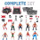 ToyVelt WWE Ring Playset με 32 φιγούρες πάλης για αγόρια 8-12, ασφαλή και ανθεκτικά παιχνίδια WWE 7