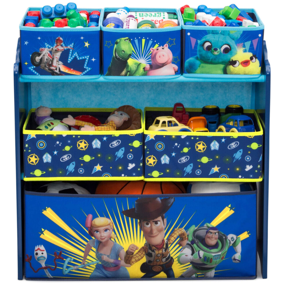 Disney Pixar Toy Story 4 6 Bin Design and Store Toy Organizer by Delta on OnBuy
