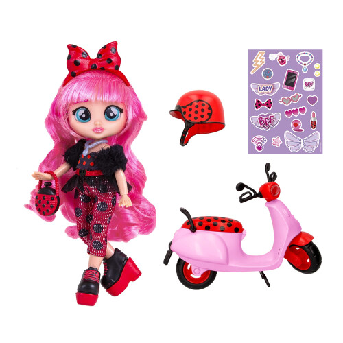 Chorar beb  s bff lady's scooter - meninas e meninos de 5 anos ou mais, 7,8 polegadas 2