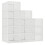 12 Pack Shoe Organizer Storage Bins Clear Plastic Stackable Shoe Boxes 2