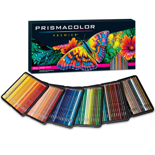 Prismacolor Premier Colored Pencils, Soft Core, 150 Count, Lightfast, 1