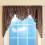 Collections Etc Eleganter Scroll Fenster Valance Schokolade 58" X 36" 2