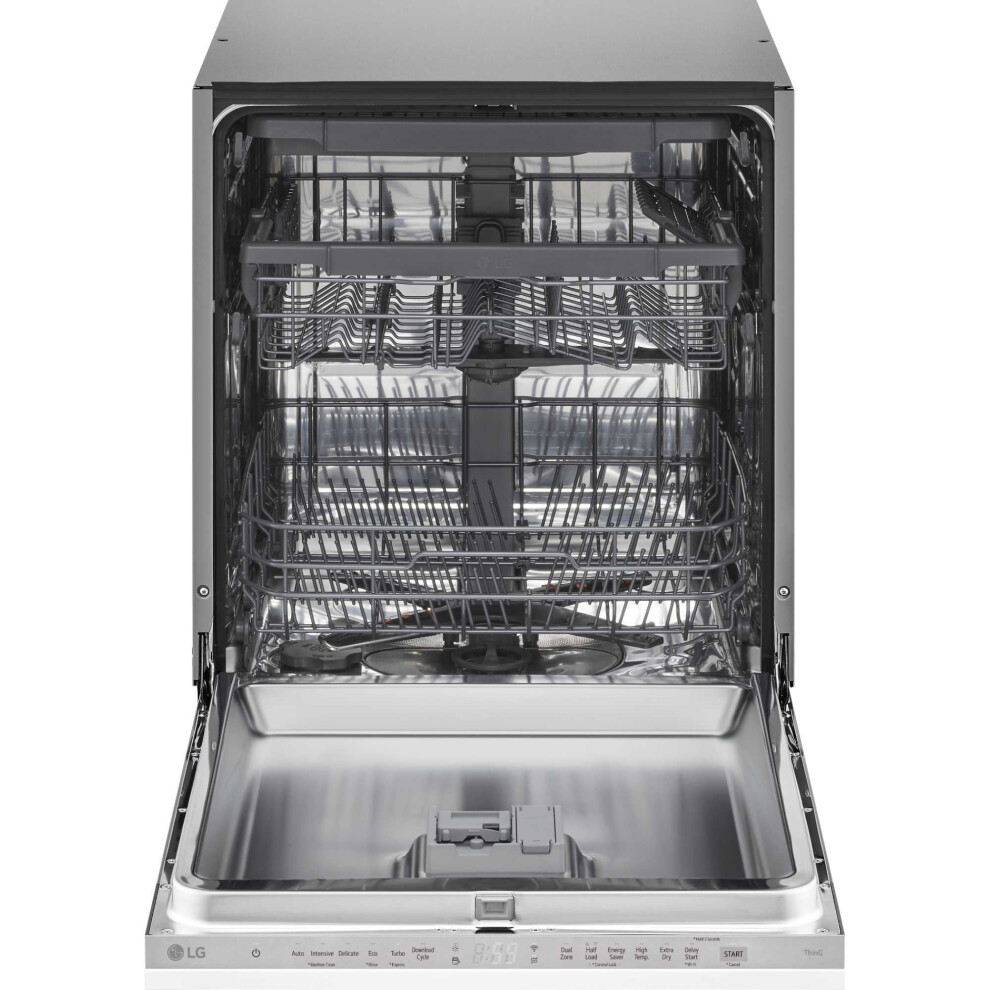 LG DB243TX QuadWash 14 Place Settings Smart Fully Integrated Dishwasher - Image 3