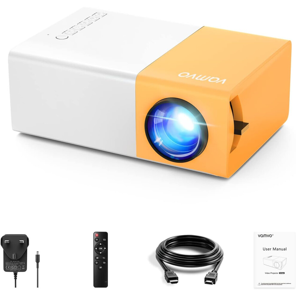 Led Video Projector, Portable Movie Projector Support 1080, Kids Gift 4006259718716