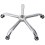 Charles Jacobs Charles Jacobs Replacement 5 Spoke Chrome Star Base and Castor Wheels for Computer Office Chair 1