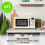Abode Retro Microwave 20 Litre Digital 700W Cream AMD2004C 5