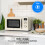 Abode Retro Microwave 20 Litre Digital 700W Cream AMD2004C 6