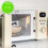 Abode Retro Microwave 20 Litre Digital 700W Cream AMD2004C 4