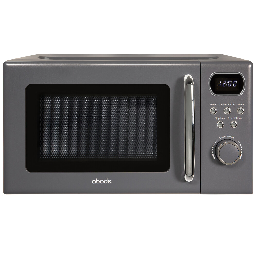 Abode Retro Microwave 20 Litre Digital 700W Grey AMD2004G