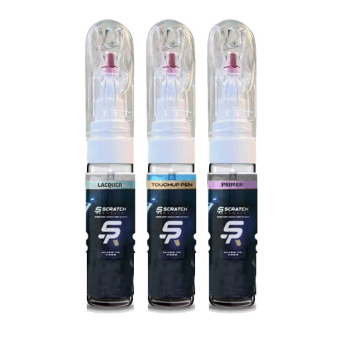 (Paint Pen + Lacquer + Primer, Moondust Silver) Ford Touch up Paint Pen