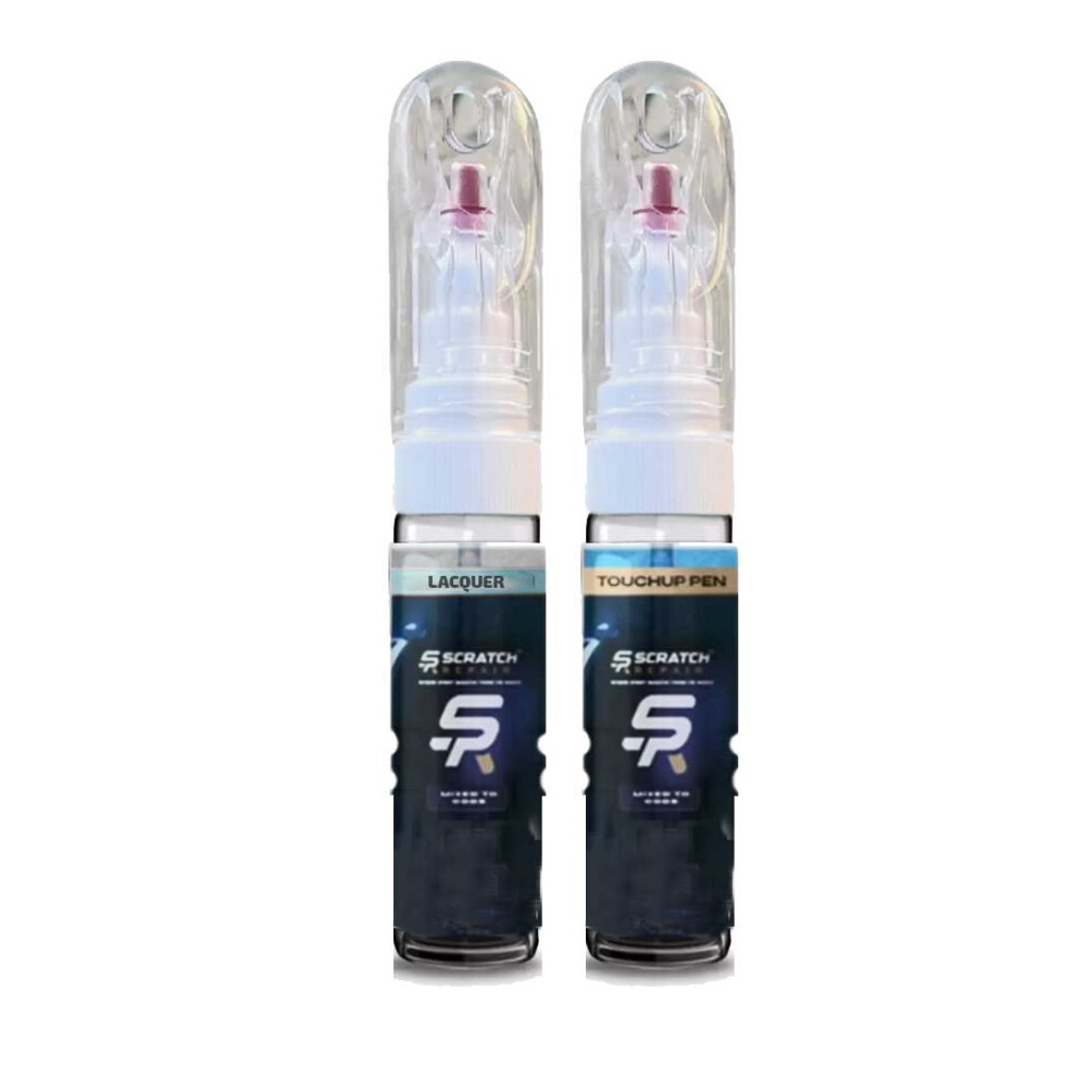 (Paint Pen + Lacquer + Primer, Deep Impact ) Ford Touch Up Paint Pen Blue 5060934190333
