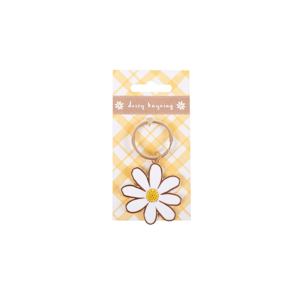 Something Different Daisy Enamel Keyring