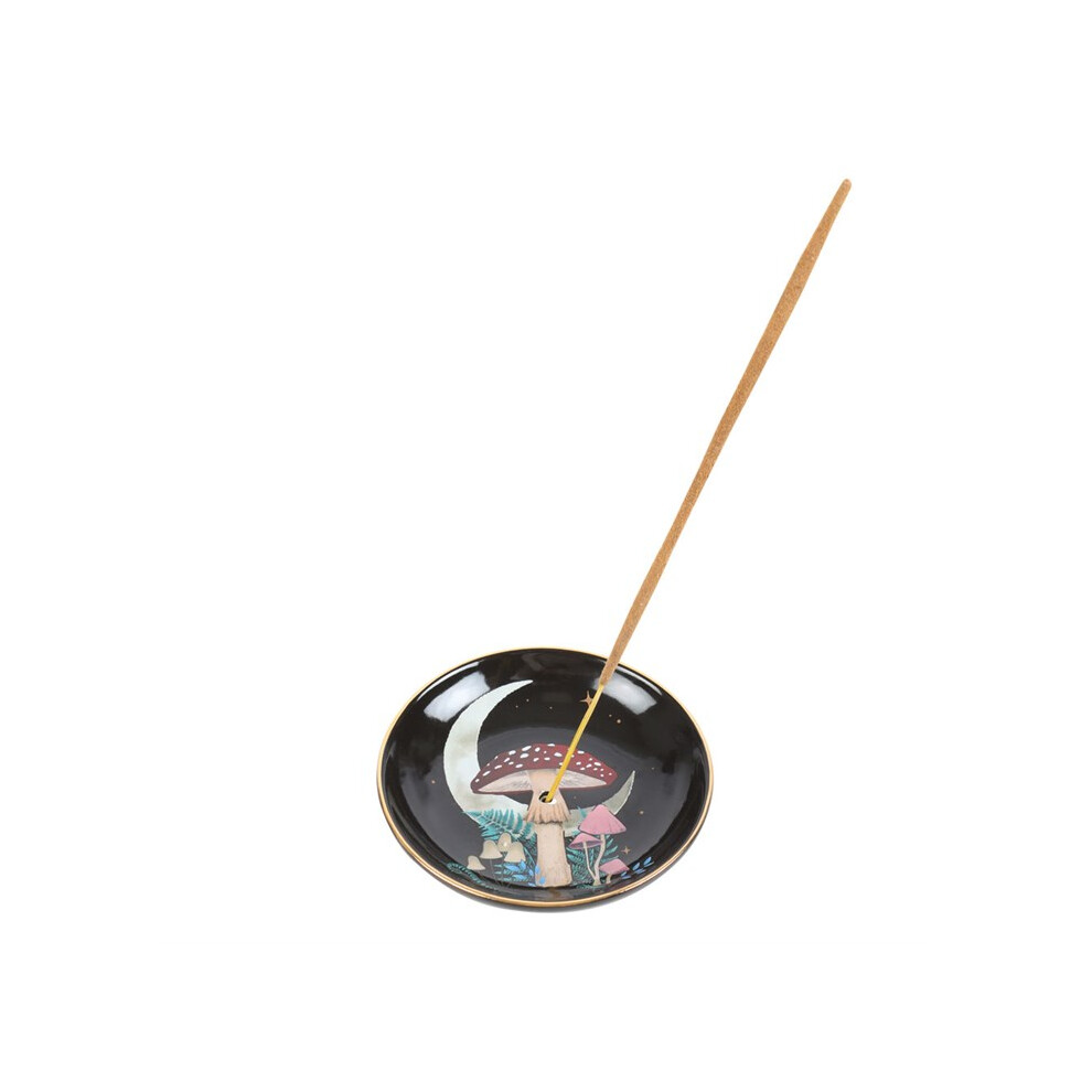 Something Different Forest Mushroom Ceramic Incense Plate