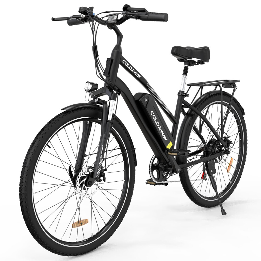 COLORWAY 28" Electric Bike with 36V 15Ah Removable Battery,7-Speed.