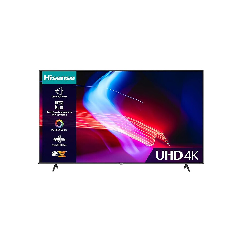 Hisense 65A6KTUK A6K 65" Ultra 4K HD DLED Smart TV