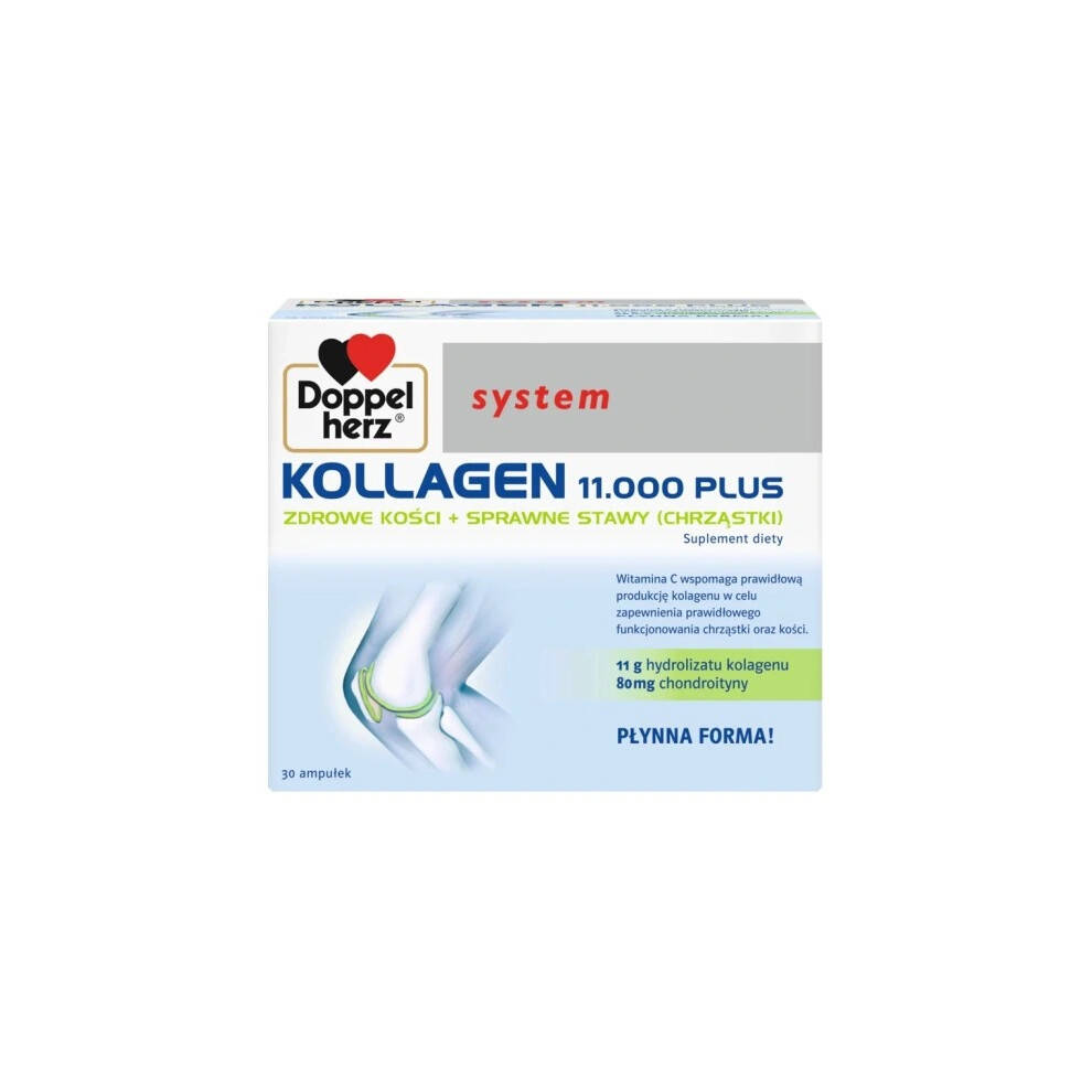 DOPPELHERZ System KOLLAGEN 11000 PLUS 30x 25ml COLLAGEN 12/2024