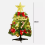 Mini Christmas Tree Tabletop Small Artificial Pine Tree with LED 30CM 9