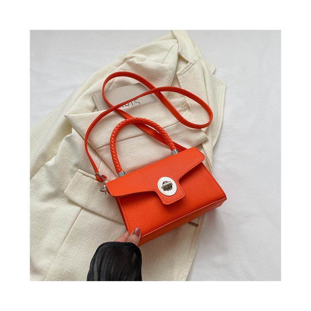 (Orange) Small Versatile Fashionforward Square Bag For Women In Various Colors For Everyday Wear-image-OPC-PFJHMPB-NEW