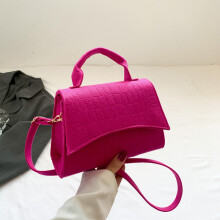 (Fuchsia) Sophisticated And Stylish Single Shoulder Handbag For Women Chic Everyday Fashion In Vibrant Colors For Autumn