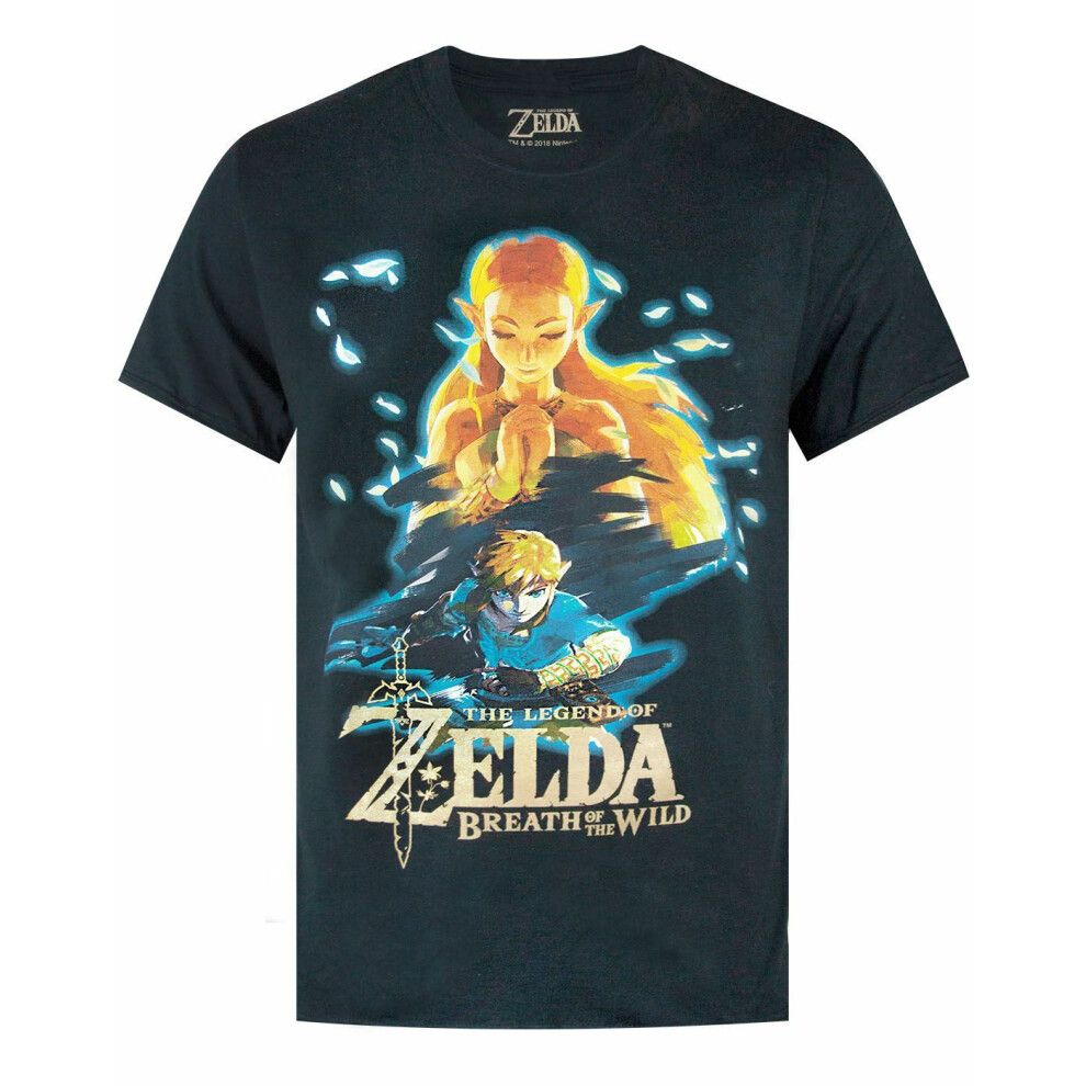 Nintendo Short Sleeved T-Shirt (Mens Black)