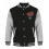 DC Comics (X-Large) DC Comics Varsity Jacket (Mens Black) 1