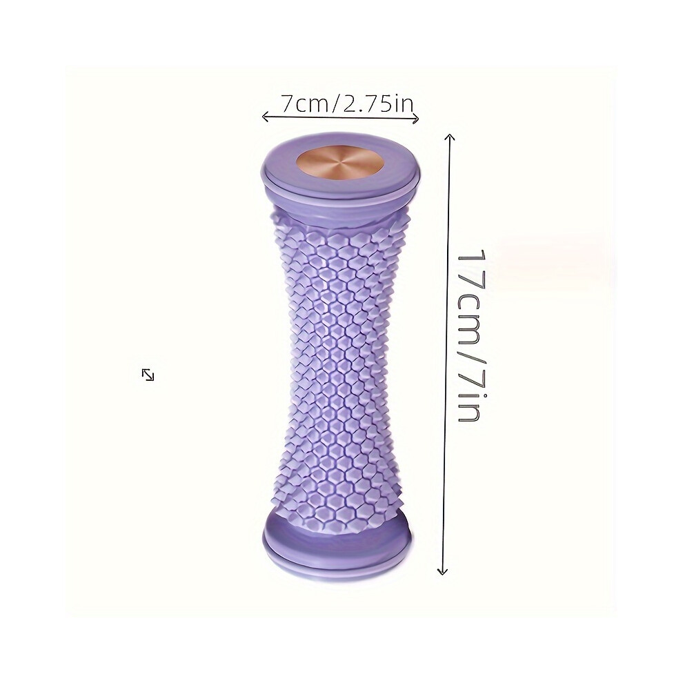 Bghone Purple (Purple) Plantar Fascia Relief Foot Massager - Home Use Rolling Trainer For Improved Foot Comfort & Posture