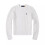 (White, S) Women Crew Neck Sweatshirt Solid Jumper Long Sleeve Pullover Sweater Multicolor 1