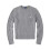 (Grey, S) Women Crew Neck Sweatshirt Solid Jumper Long Sleeve Pullover Sweater Multicolor 1